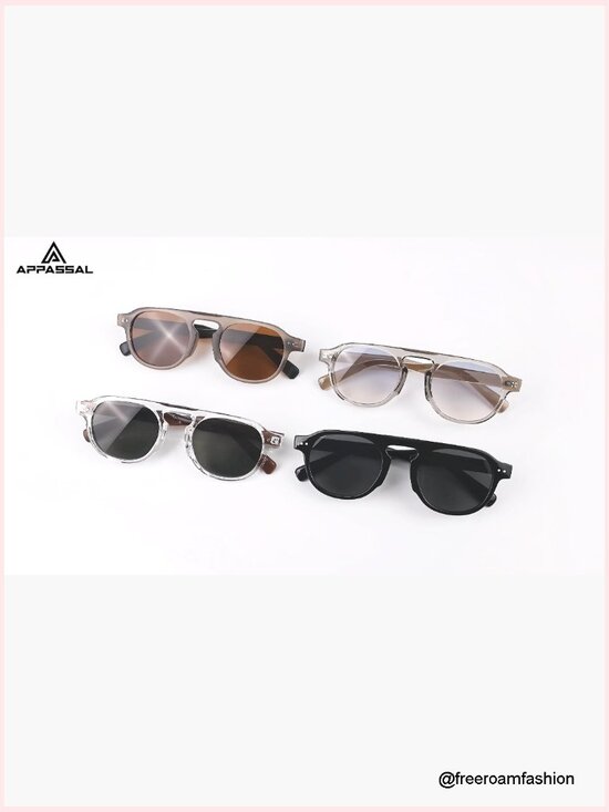 Square Panto Sunglasses TR90 Frame UV Protection main image 4